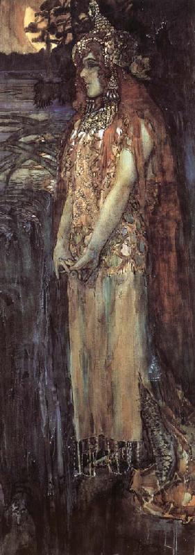 Mikhail Vrubel Princess Volkhova:Nadezhda zabela-vrubel as volkhova in the opera sadko by nikolai rimsky-Korsakov